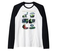 Things I Do in My Spare Time Astrophotography Frog Humor Raglan Baseball Tee