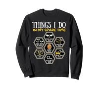 Things I Do In My Spare Time Beekeeping Bees Funny Beekeeper Sweatshirt