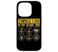 Things I Do In My Spare Time Bees Fun Case for iPhone 14 Pro
