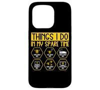 Things I Do In My Spare Time Bees Fun Case for iPhone 15 Pro