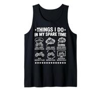 Things I Do In My Spare Time Biker Motorcycle Rider Riding Tank Top