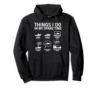 Things I Do In My Spare Time Boating Funny Boat Captain Pullover Hoodie