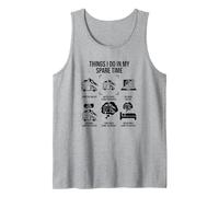 Things I Do in My Spare Time, Camper Van Campervan Tank Top, Men, Heather Grey, XX-Large
