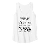 Things I Do in My Spare Time, Camper Van Campervan Tank Top, Women, White, X-Large