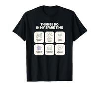 Things I Do in My Spare Time Cozy Gamer Video Game T-Shirt