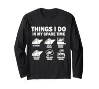 Things I Do In My Spare Time Cruise Funny Cruising Long Sleeve T-Shirt