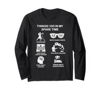 Things I Do in My Spare Time Dancing Lover Funny Hobby Long Sleeve T-Shirt