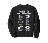 Things I Do in My Spare Time Dirt Bike Motocross Biker Sweatshirt