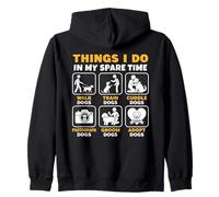 Things I Do In My Spare Time Dog Owner Puppy Pet Zip Hoodie