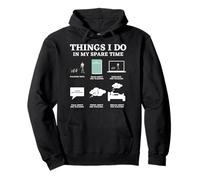 Things I Do In My Spare Time Dog Walker Dog Walking Pullover Hoodie