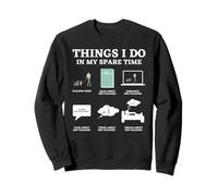 Things I Do In My Spare Time Dog Walker Dog Walking Sweatshirt