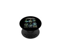 Things I Do In My Spare Time Fishing Angler Fisherman Frog PopSockets Adhesive PopGrip