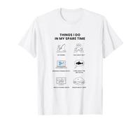 Things I Do in My Spare Time - Fishing Fan T-Shirt
