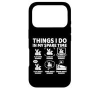 Things I Do in My Spare Time Funny Bunny Rabbit Lover Case for iPhone 17 Pro