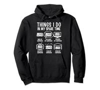 Things I Do In My Spare Time Funny Campervan Owner Pullover Hoodie