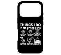 Things I Do in My Spare Time Funny Cube Puzzle Speed Cubing Case for iPhone 17 Pro