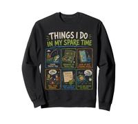 Things I Do in My Spare Time Funny Fish Fishing Angler Lover Sweatshirt