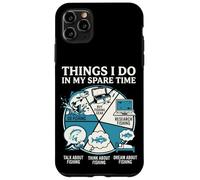 Things I Do In My Spare Time Funny Fishing Angler Design Case for iPhone 11 Pro Max