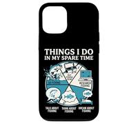 Things I Do In My Spare Time Funny Fishing Angler Design Case for iPhone 12/12 Pro