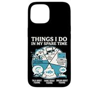 Things I Do In My Spare Time Funny Fishing Angler Design Case for iPhone 15