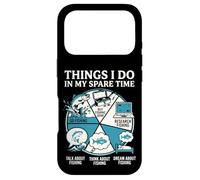 Things I Do In My Spare Time Funny Fishing Angler Design Case for iPhone 17 Pro