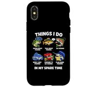 Things I Do In My Spare Time Funny Fishing Case for iPhone X/XS