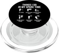 Things I Do In My Spare Time - Funny Fishing PopSockets PopGrip for MagSafe