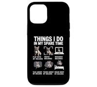 Things I Do In My Spare Time Funny French Bulldog Lover Case for iPhone 12/12 Pro