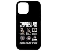Things I Do In My Spare Time Funny French Bulldog Lover Case for iPhone 12 Pro Max