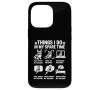 Things I Do In My Spare Time Funny French Bulldog Lover Case for iPhone 13 Pro
