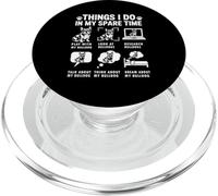 Things I Do In My Spare Time Funny French Bulldog Lover PopSockets PopGrip for MagSafe