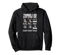 Things I Do In My Spare Time Funny French Bulldog Lover Pullover Hoodie