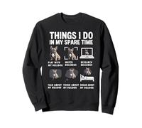 Things I Do In My Spare Time Funny French Bulldog Lover Sweatshirt