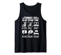 Things I Do In My Spare Time Funny French Bulldog Lover Tank Top