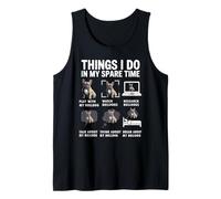 Things I Do In My Spare Time Funny French Bulldog Lover Tank Top