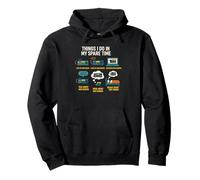 Things I Do In My Spare Time Funny Ham Radio Hobby List Pullover Hoodie