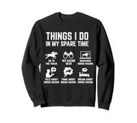 Things I Do In My Spare Time Funny Horse Racing Sweatshirt