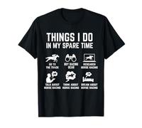 Things I Do in My Spare Time Funny Horse Racing T-Shirt