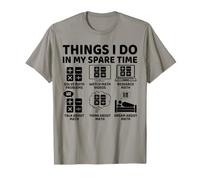 Things I Do in My Spare Time Funny Mathematics Math Lover T-Shirt