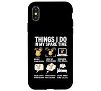 Things I Do in My Spare Time Funny Pina Colada Cocktail Case for iPhone X/XS