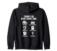 Things I Do In My Spare Time Funny Real Estate Agent Zip Hoodie