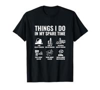 Things I Do in My Spare Time Funny Roller Coaster Lover Them T-Shirt