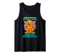 Things I Do In My Spare Time Golden Retrievers Tank Top