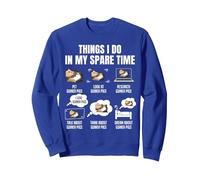 Things I Do In My Spare Time Guinea Pigs Sweatshirt, Adult Unisex, Royal Blue, Small