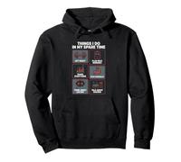 Things I Do In My Spare Time Gym Workout Funny WeightLifting Pullover Hoodie