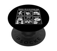 Things I Do In My Spare Time Heavy Metal Rock Band Guitarist PopSockets Adhesive PopGrip