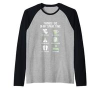 Things I Do in My Spare Time Hospital Nursing Shift Staff Raglan Baseball Tee