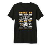 Things I Do in My Spare Time Hunting Hunter Outdoors Deer Premium T-Shirt