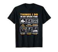 Things I Do in My Spare Time Ice Skating Figure Skater T-Shirt