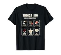 Things I Do in My Spare Time Indie Music Lover Band T-Shirt